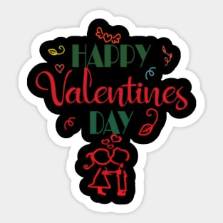 valentines day by chakibium Sticker